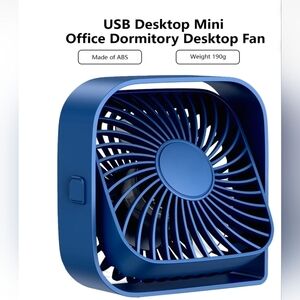 White USB Desktop Mini Fan